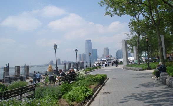 Battery Park City NYC April 2021