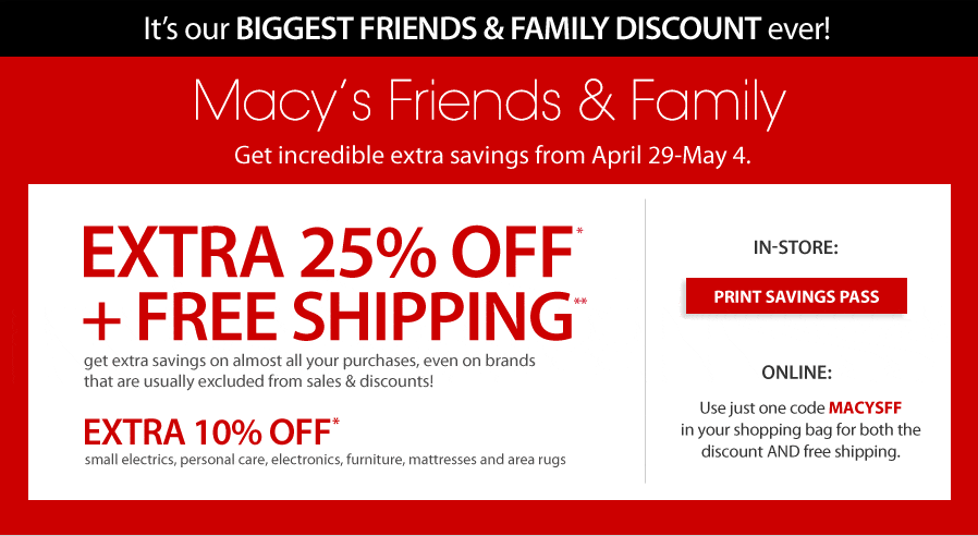 50% OFF - Kitchen , Luggage macys promo code