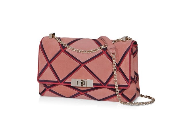 ROGER VIVIER Suede Prismick Mini Shoulder Bag