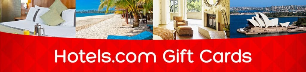 Hotels.com Wide Offer of Gift Cards