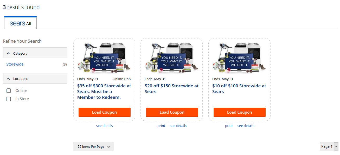 20 Off Sears 10 Off Coupon For Free Shipping Code 2020 March