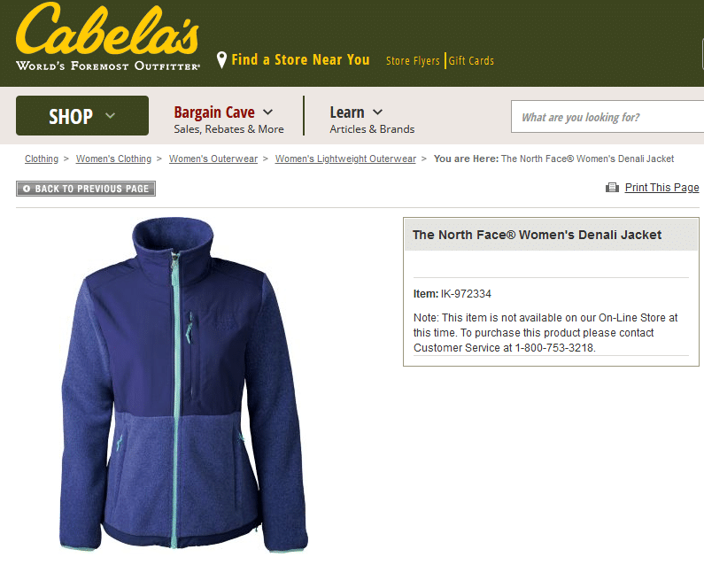 The North Face Women's Denali Jacket Cabela's