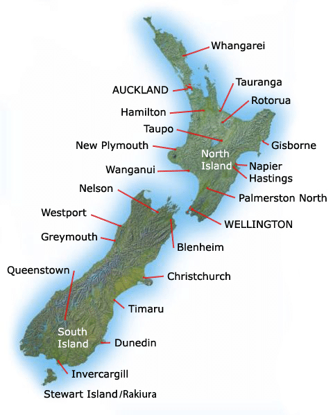 Aotearoa Map 