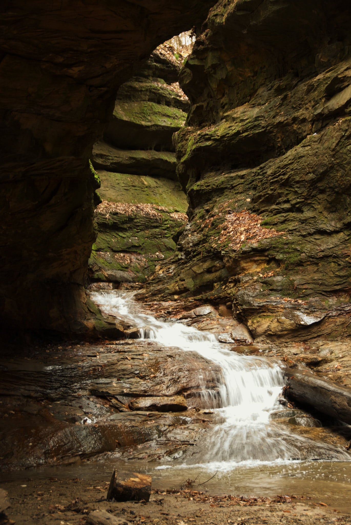 Turkey Run State Park water fall