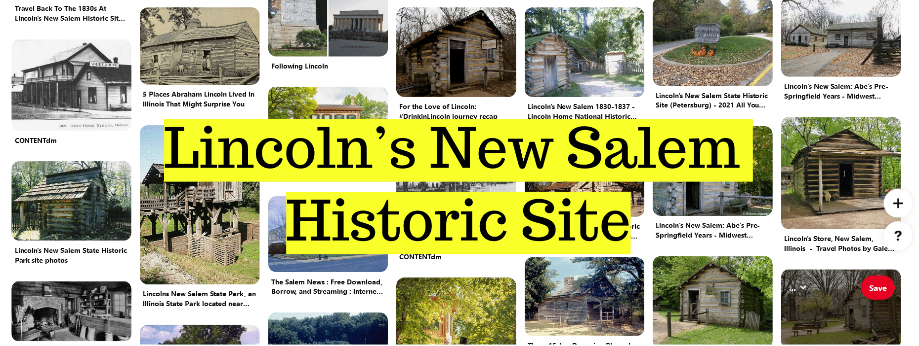 Lincoln’s New Salem Historic Site