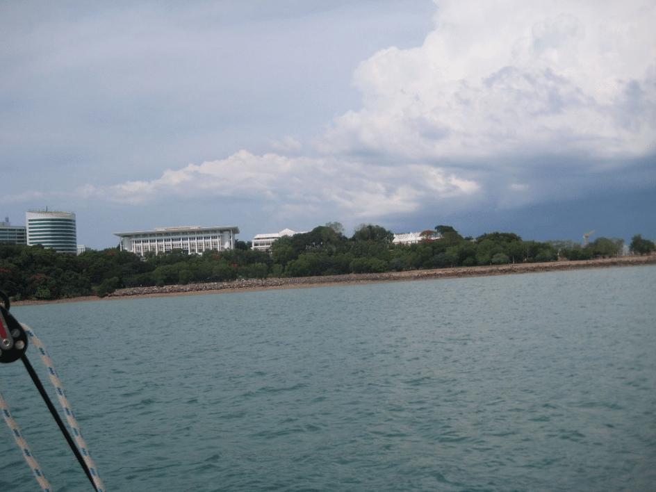 Parliament House, Darwin, from the Harbour