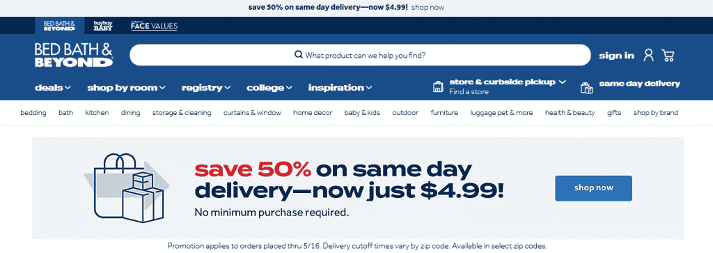 $10 Off $30 Bed Bath And Beyond Coupon Promo Code October 2024