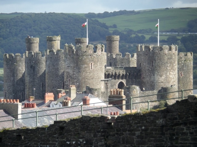 Conwy-Castle-with-flags