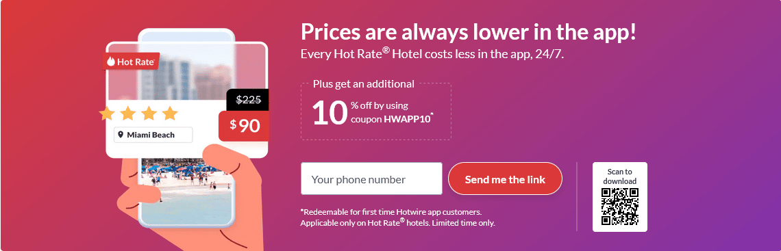 Hotwire promo store code new customer